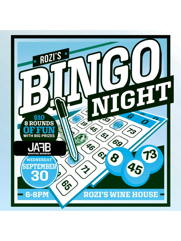9/30 - BINGO NIGHT