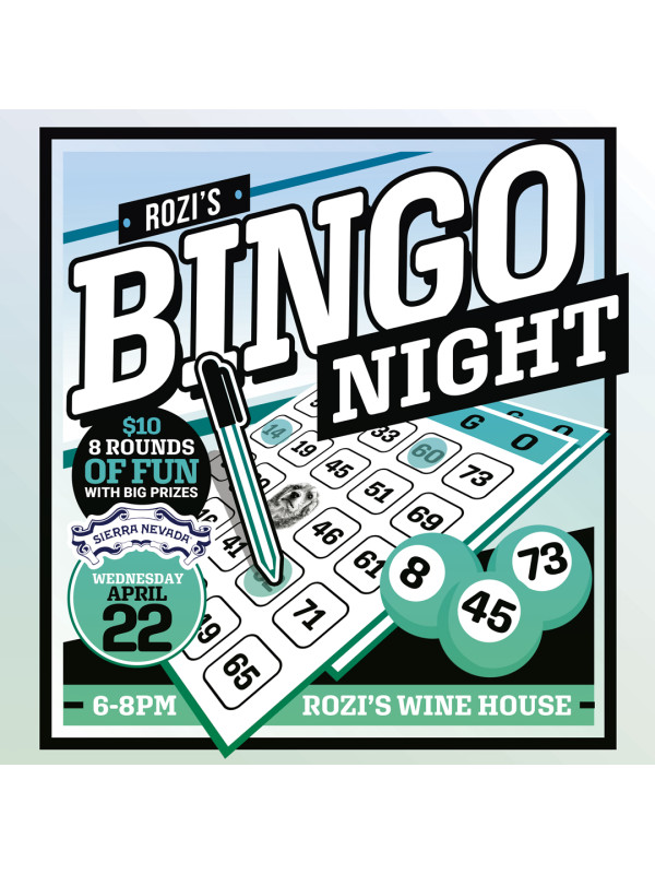 4/22 - BINGO NIGHT