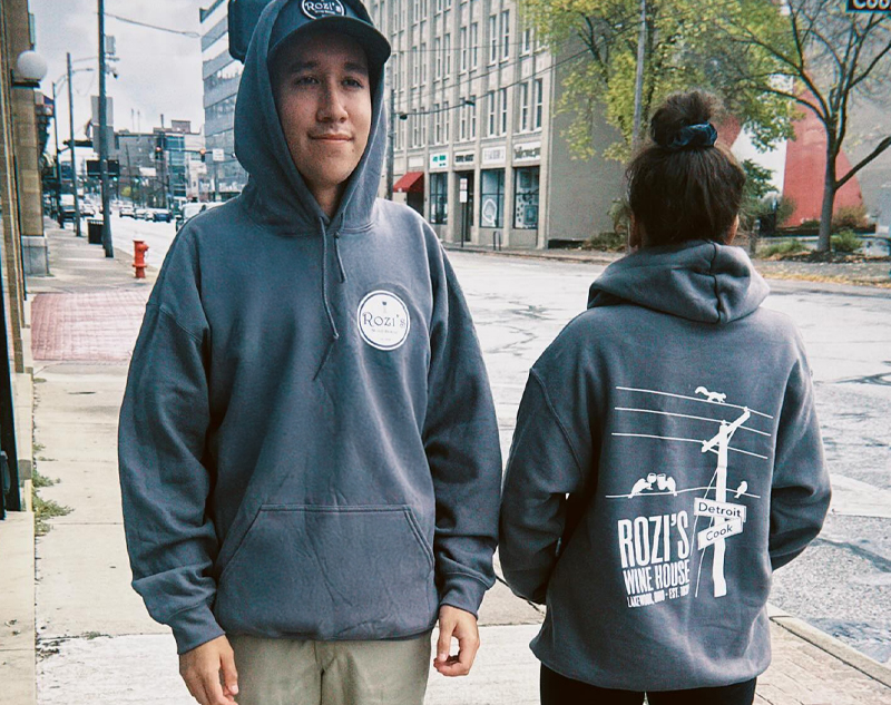 Bottle Hoodie - Grey